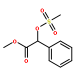 Benzeneacetic acid, a-[(methylsulfonyl)oxy]-, methyl ester