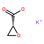 Oxiranecarboxylic acid, potassium salt, (2R)-