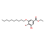 BENZOIC ACID, 4-BROMO-3-(DECYLOXY)-5-HYDROXY-, ETHYL ESTER