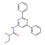 Butanamide, N-(2,6-diphenyl-4-pyrimidinyl)-2-methyl-