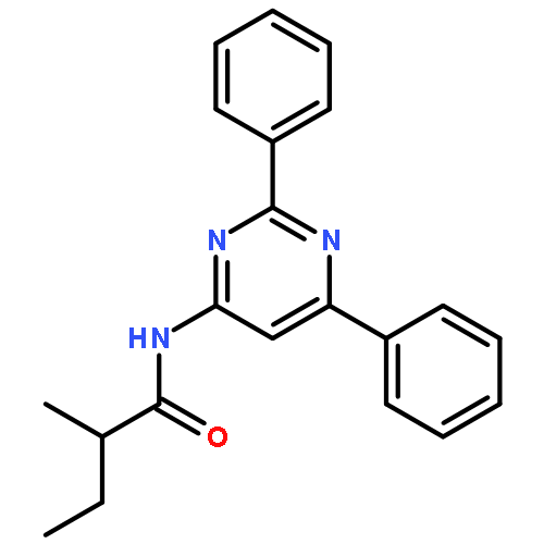 Butanamide, N-(2,6-diphenyl-4-pyrimidinyl)-2-methyl-