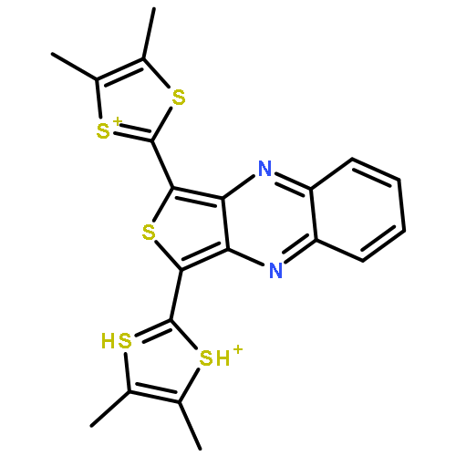 1,3-Dithiol-1-ium, 2,2'-thieno[3,4-b]quinoxaline-1,3-diylbis[4,5-dimethyl-