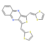 Thieno[3,4-b]quinoxaline, 1,3-bis(1,3-dithiol-2-ylidenemethyl)-