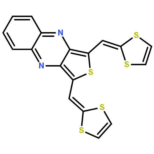 Thieno[3,4-b]quinoxaline, 1,3-bis(1,3-dithiol-2-ylidenemethyl)-