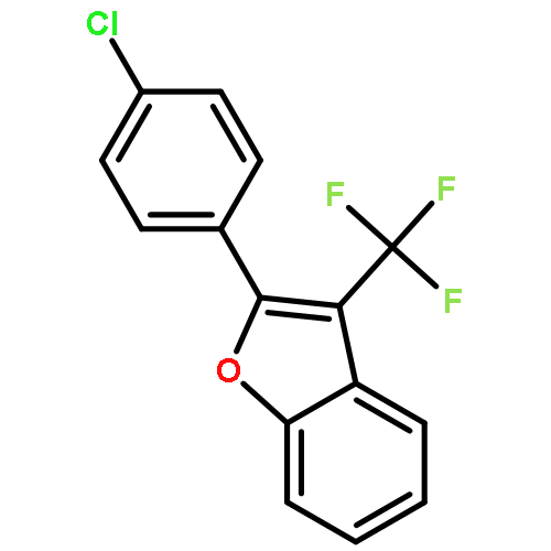 BENZOFURAN, 2-(4-CHLOROPHENYL)-3-(TRIFLUOROMETHYL)-