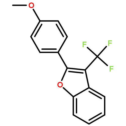 Benzofuran, 2-(4-methoxyphenyl)-3-(trifluoromethyl)-