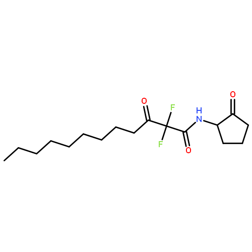 Dodecanamide, 2,2-difluoro-3-oxo-N-[(1S)-2-oxocyclopentyl]-