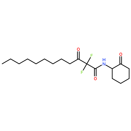 Dodecanamide, 2,2-difluoro-3-oxo-N-[(1S)-2-oxocyclohexyl]-