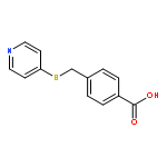 BENZOIC ACID, 4-[(4-PYRIDINYLTHIO)METHYL]-