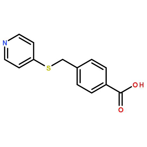 BENZOIC ACID, 4-[(4-PYRIDINYLTHIO)METHYL]-