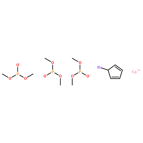 Sodium(cyclopentadienyl)tris(dimethylphosphito)cobaltate(I)