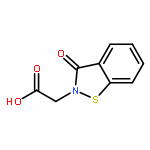 (3-Oxo-1,2-benzisothiazol-2(3H)-yl)acetic acid