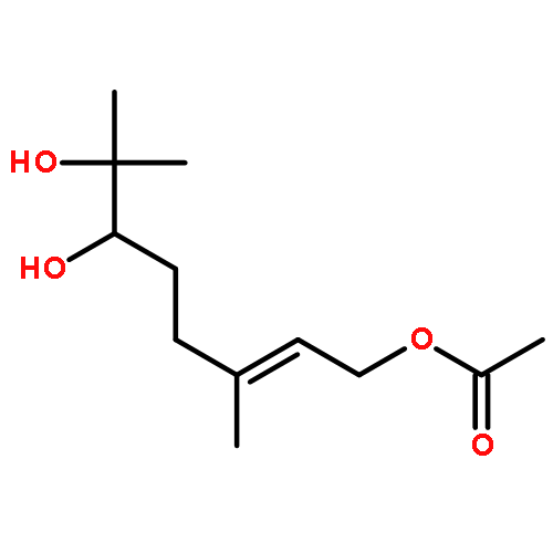 2-Octene-1,6,7-triol, 3,7-dimethyl-, 1-acetate, (E)-