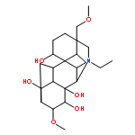 20-ethyl-16-methoxy-4-(methoxymethyl)aconitane-1,8,14,15-tetrol