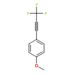 Benzene, 1-methoxy-4-(3,3,3-trifluoro-1-propynyl)-