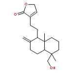 2(5H)-Furanone,3-[2-[(1R,4aS,5R,8aS)-decahydro-5-(hydroxymethyl)-5,8a-dimethyl-2-methylene-1-naphthalenyl]ethyl]-