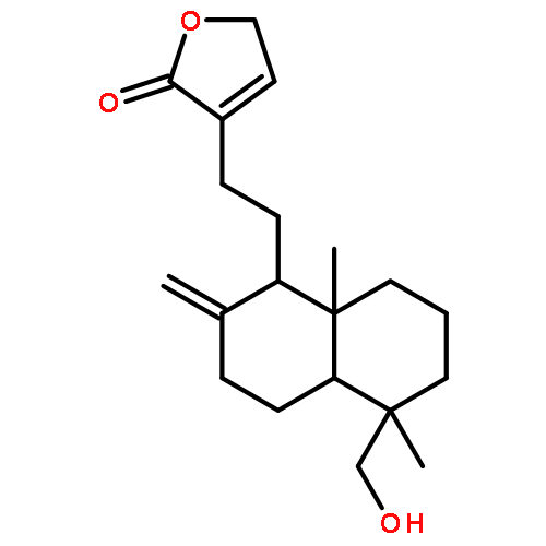 2(5H)-Furanone,3-[2-[(1R,4aS,5R,8aS)-decahydro-5-(hydroxymethyl)-5,8a-dimethyl-2-methylene-1-naphthalenyl]ethyl]-