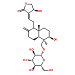 2(3H)-Furanone,3-[2-[(1R,4aS,5R,6R,8aS)-5-[(b-D-glucopyranosyloxy)methyl]decahydro-6-hydroxy-5,8a-dimethyl-2-methylene-1-naphthalenyl]ethylidene]dihydro-4-hydroxy-,(3E,4S)-