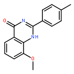 4(1H)-QUINAZOLINONE, 8-METHOXY-2-(4-METHYLPHENYL)- (9CI)