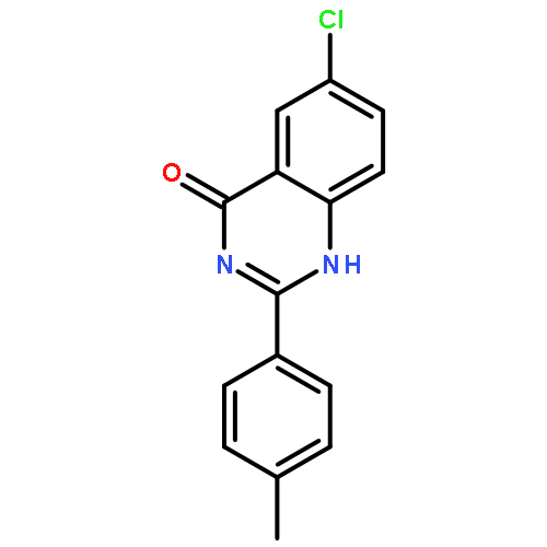 4(1H)-Quinazolinone, 6-chloro-2-(4-methylphenyl)-