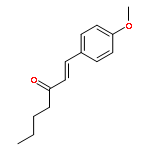 1-Hepten-3-one, 1-(4-methoxyphenyl)-, (E)-