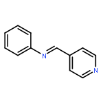 Benzenamine, N-(4-pyridinylmethylene)-, (E)-