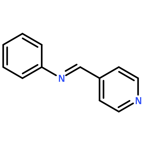 Benzenamine, N-(4-pyridinylmethylene)-, (E)-