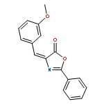 5(4H)-Oxazolone, 4-[(3-methoxyphenyl)methylene]-2-phenyl-, (Z)-