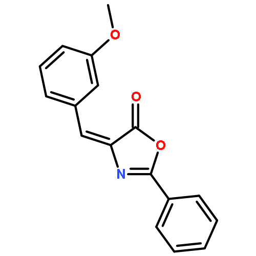 5(4H)-Oxazolone, 4-[(3-methoxyphenyl)methylene]-2-phenyl-, (Z)-