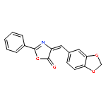 5(4H)-Oxazolone, 4-(1,3-benzodioxol-5-ylmethylene)-2-phenyl-, (Z)-