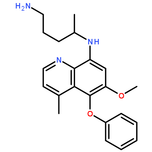 1,4-PENTANEDIAMINE, N4-(6-METHOXY-4-METHYL-5-PHENOXY-8-QUINOLINYL)-