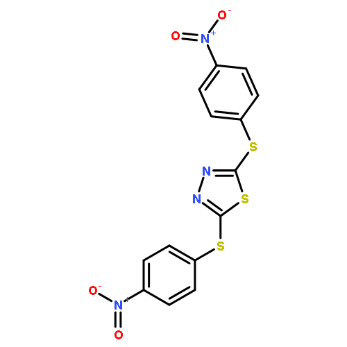 1,3,4-THIADIAZOLE, 2,5-BIS[(4-NITROPHENYL)THIO]-