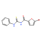 2-Furancarboxamide, 5-bromo-N-[(phenylamino)thioxomethyl]-