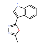 1H-INDOLE, 3-(5-METHYL-1,3,4-OXADIAZOL-2-YL)-