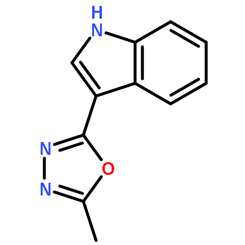 1H-INDOLE, 3-(5-METHYL-1,3,4-OXADIAZOL-2-YL)-