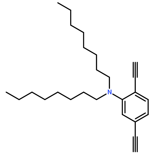 Benzenamine, 2,5-diethynyl-N,N-dioctyl-