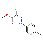 methyl (2Z)-chloro[2-(4-methylphenyl)hydrazinylidene]ethanoate