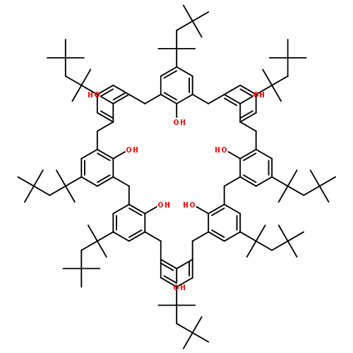 NONACYCLO[43.3.1.13,7.19,13.115,19.121,25.127,31.133,37.139,43]HEXAPENTACONTA-1(49),3,5,7(56),9,11,13(55),15,17,19(54),21,23,25(53),27,29,31(52),33,35,37(51),39,41,43(50),45,47-TETRACOSAENE-49,50,51,52,53,54,55,56-OCTOL, 5,11,17,23,29,35,41,47-OCTAKIS(1,1,3,3-TETRAMETHYLBUTYL)-