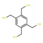 2,4,5-tris(mercaptomethyl)benzyl hydrosulfide (en)1,2,4,5-Benzenetetrametha nethiol (en)