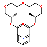 3,6,9,12,15-PENTAOXA-21-AZABICYCLO[15.3.1]HENEICOSA-1(21),17,19-TRIENE-2,16-DIONE, 4,14-DIMETHYL-, (4S,14S)-