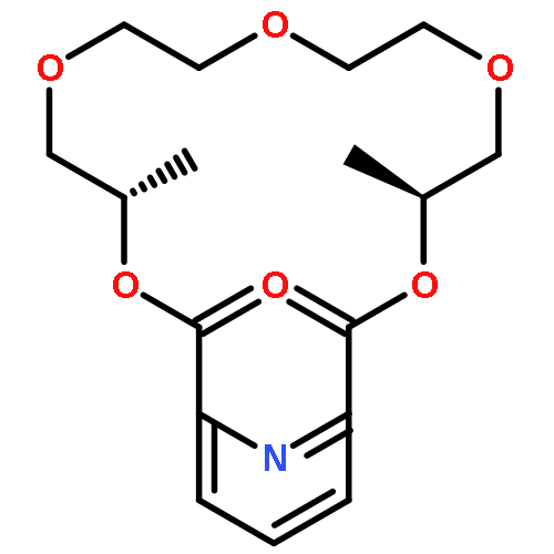 3,6,9,12,15-PENTAOXA-21-AZABICYCLO[15.3.1]HENEICOSA-1(21),17,19-TRIENE-2,16-DIONE, 4,14-DIMETHYL-, (4S,14S)-