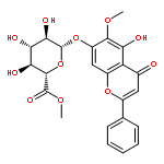 Oroxylin A 7-O-beta-D-glucuronide methyl ester