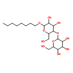 (2r,3r,4s,5s,6r)-2-[(2r,3s,4r,5r,6r)-4,5-dihydroxy-2-(hydroxymethyl)-6-octoxyoxan-3-yl]oxy-6-(hydroxymethyl)oxane-3,4,5-triol