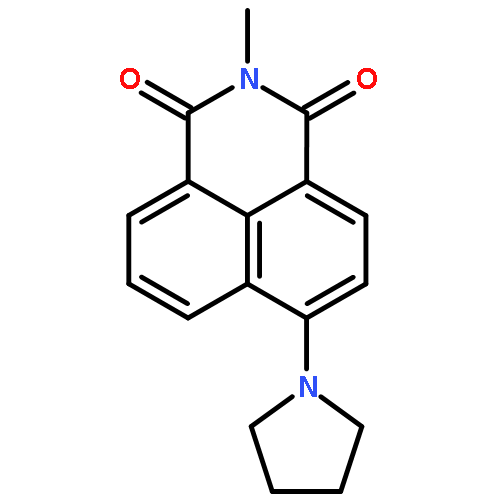 1H-Benz[de]isoquinoline-1,3(2H)-dione, 2-methyl-6-(1-pyrrolidinyl)-