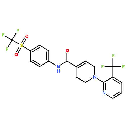 [1(2H),2'-Bipyridine]-4-carboxamide,3,6-dihydro-3'-(trifluoromethyl)-N-[4-[(trifluoromethyl)sulfonyl]phenyl]-