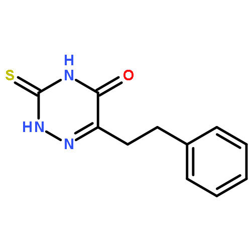 1,2,4-Triazin-5(2H)-one, 3,4-dihydro-6-(2-phenylethyl)-3-thioxo-