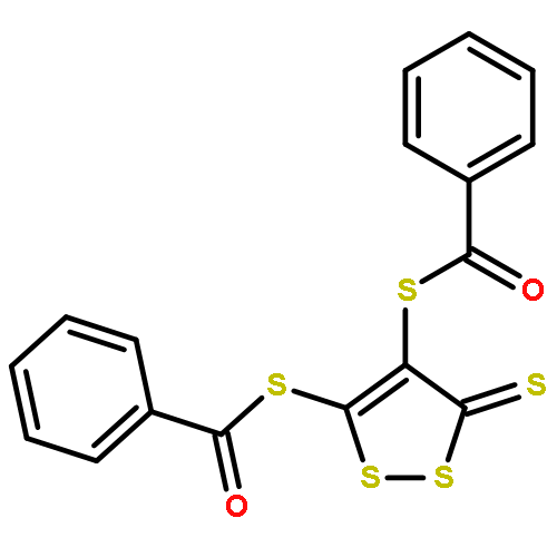 Benzenecarbothioicacid, S,S'-(3-thioxo-3H-1,2-dithiole-4,5-diyl) ester (9CI)