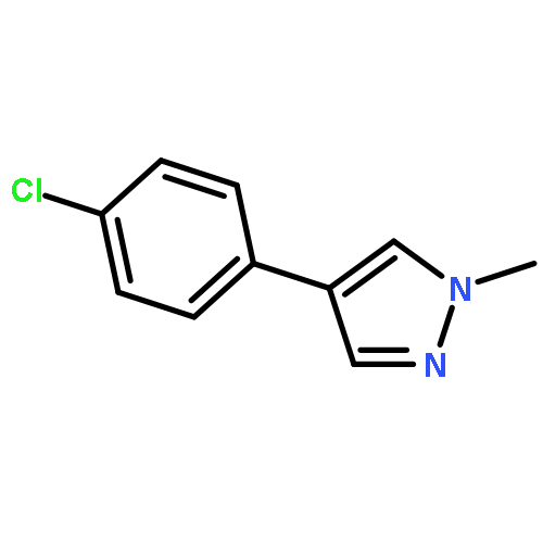 1H-Pyrazole, 4-(4-chlorophenyl)-1-methyl-