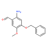 2-Amino-5-methoxy-4-(phenylmethoxy)benzaldehyde