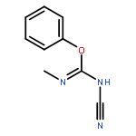 CARBAMIMIDIC ACID, N-CYANO-N'-METHYL-, PHENYL ESTER